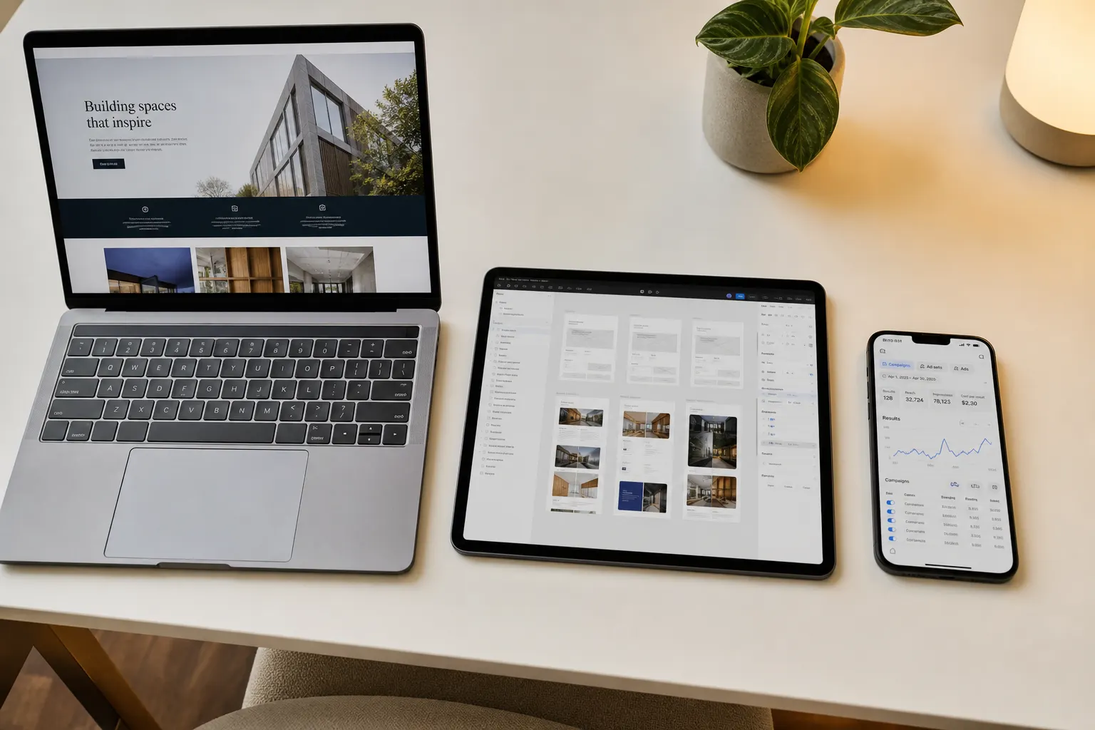 Web, UI/UX, SEO and marketing tools on one desk