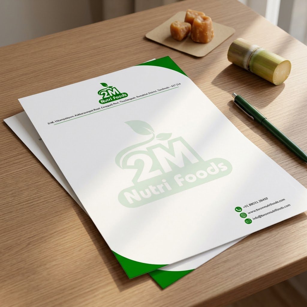 2M Nutri Foods letterhead