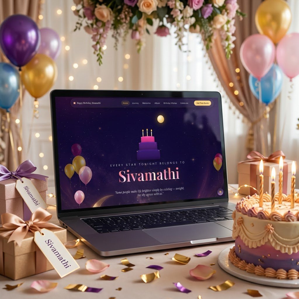 Sivamathi Birthday website