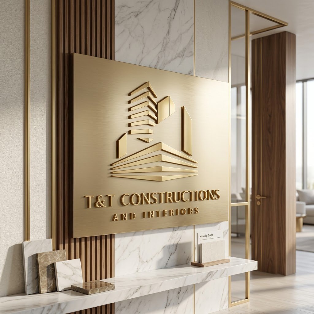 T and T Constructions and Interiors logo
