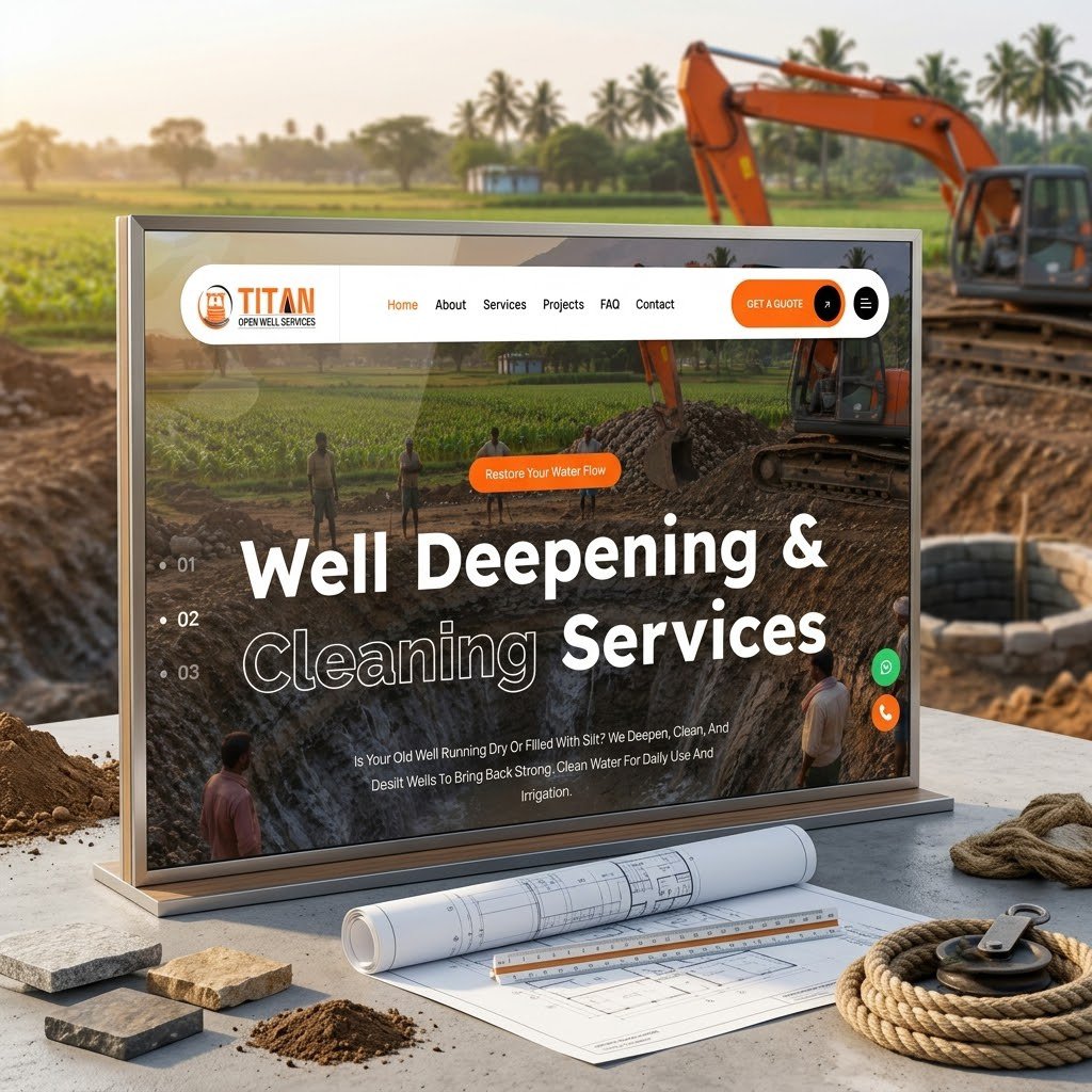 Titan Open Well Contractor website
