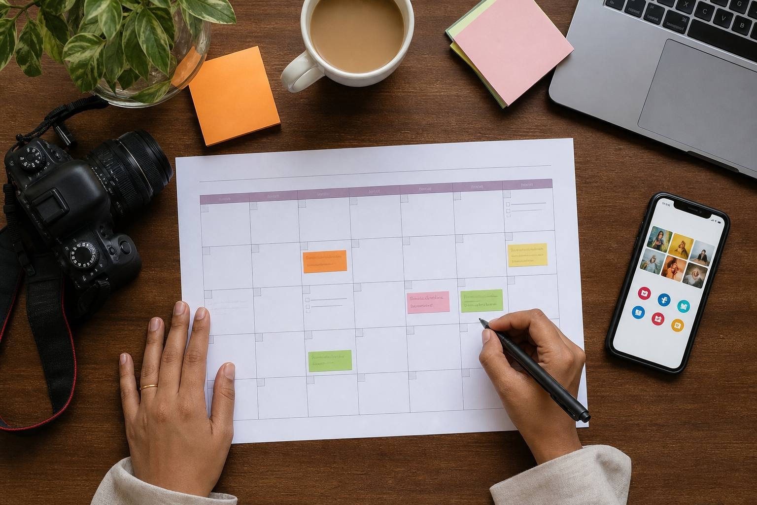 Plan posts around customer questions, then attach a real next step.