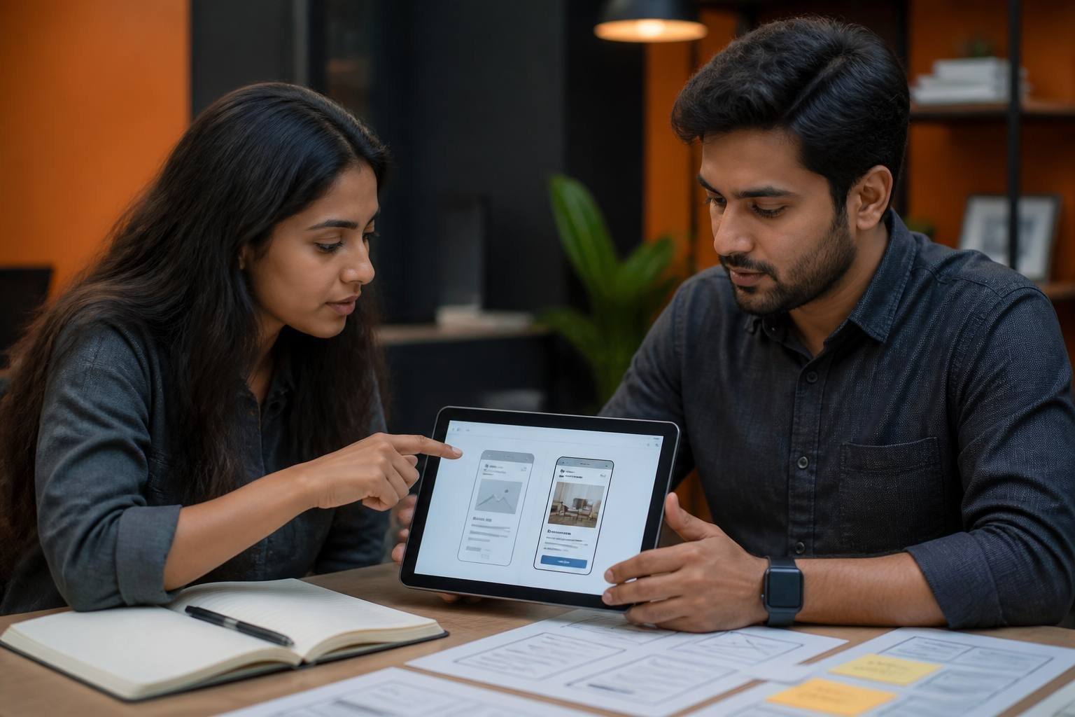 Wireframes and live pages should share one job: make the next step obvious.