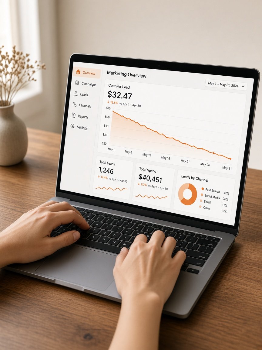 Cost per lead you can review